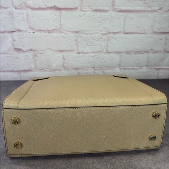 Michael Kors Tan Medium East West Rayne Leather Tote Bag - Picture 7 of 11